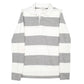 Mens White J Crew  Long Sleeve Polo Shirt
