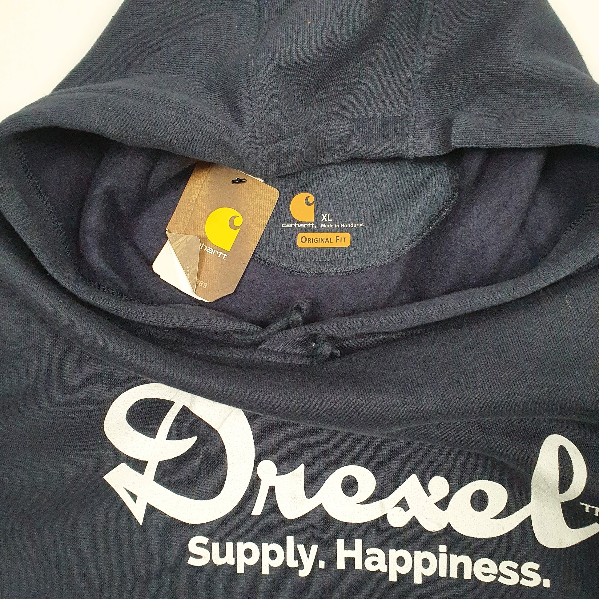Mens Navy Carhartt Drexel Hoodie Jumper
