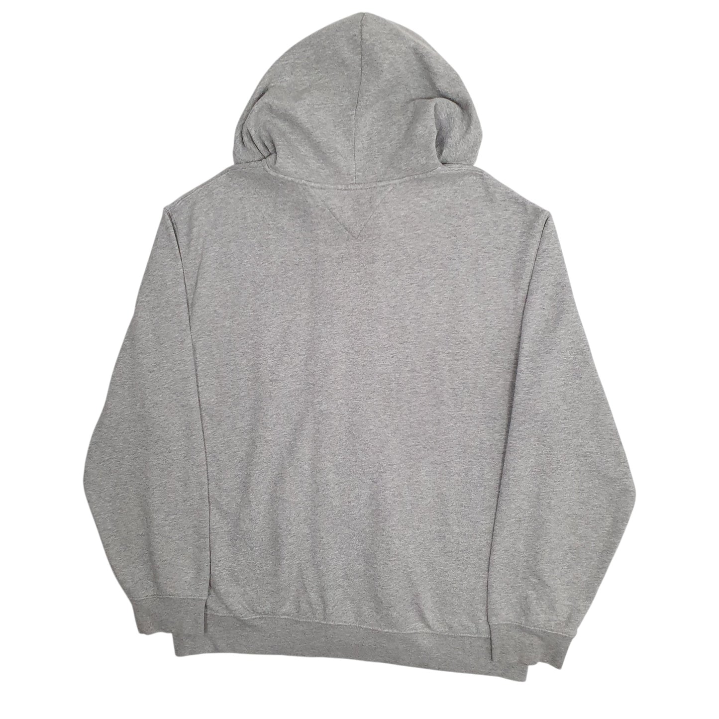 Mens Grey Tommy Hilfiger Hoodie Spellout Full Zip Jumper