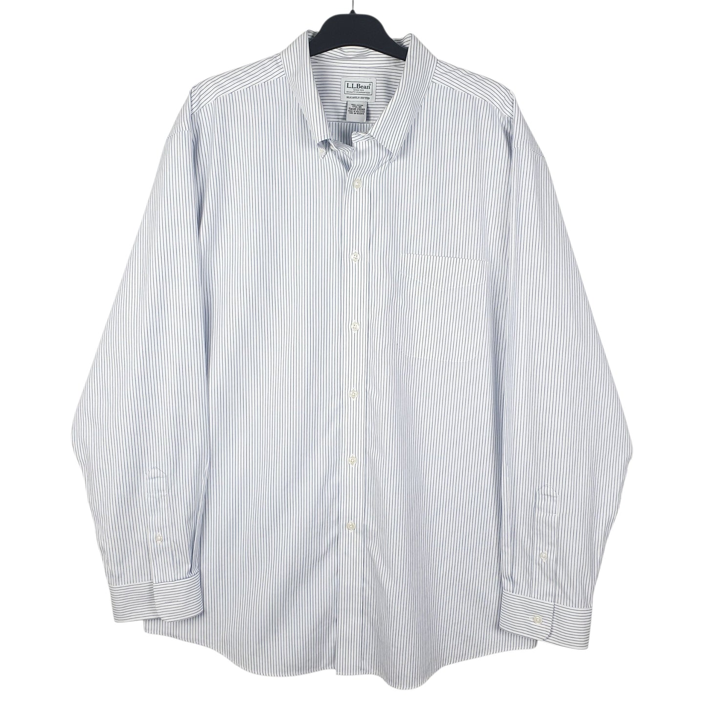 Mens Blue L.L.Bean  Long Sleeve Shirt