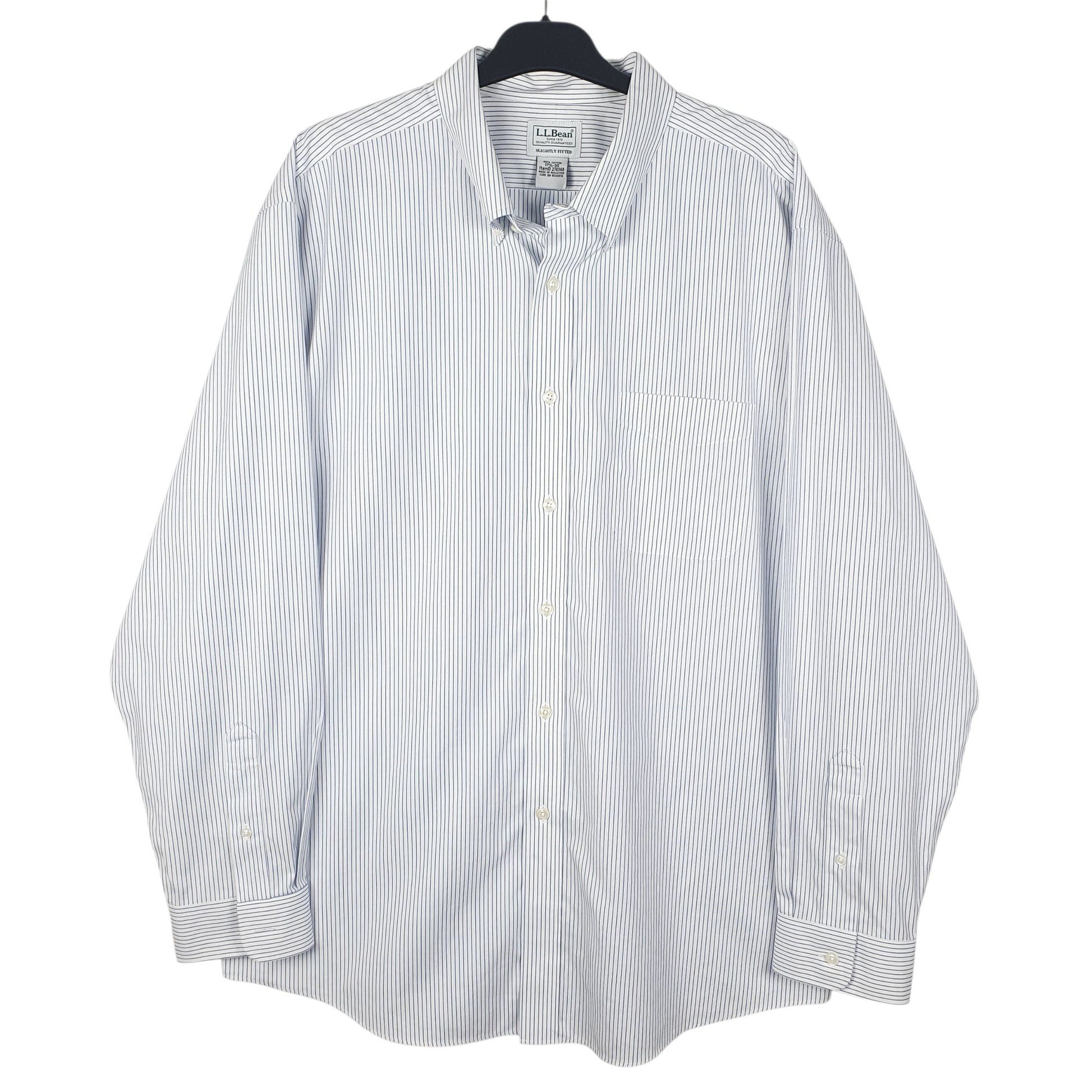 Mens Blue L.L.Bean  Long Sleeve Shirt