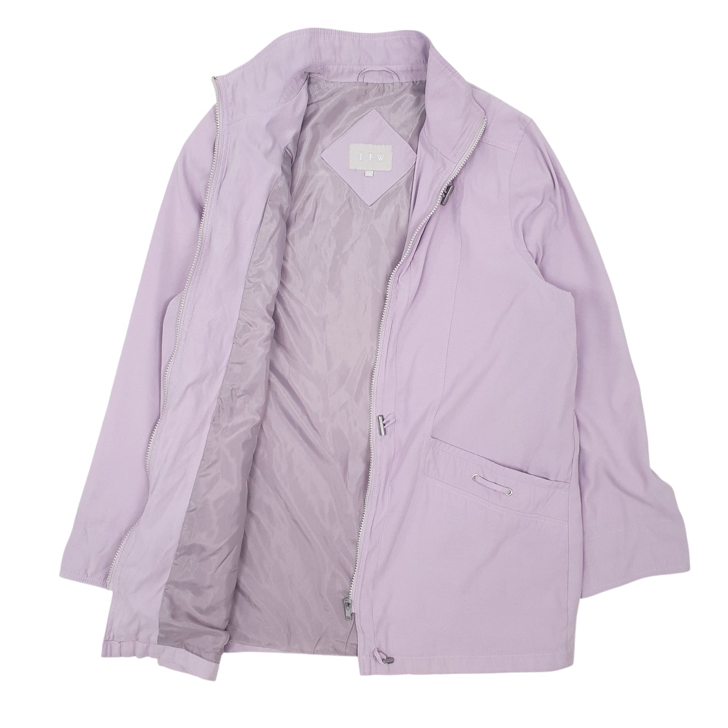 Womens Purple IFW  Crewneck Coat