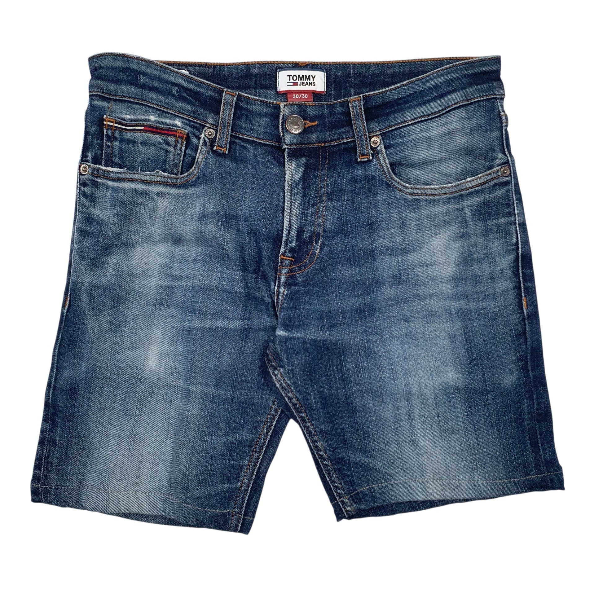 Mens Blue Tommy Hilfiger  Denim Shorts