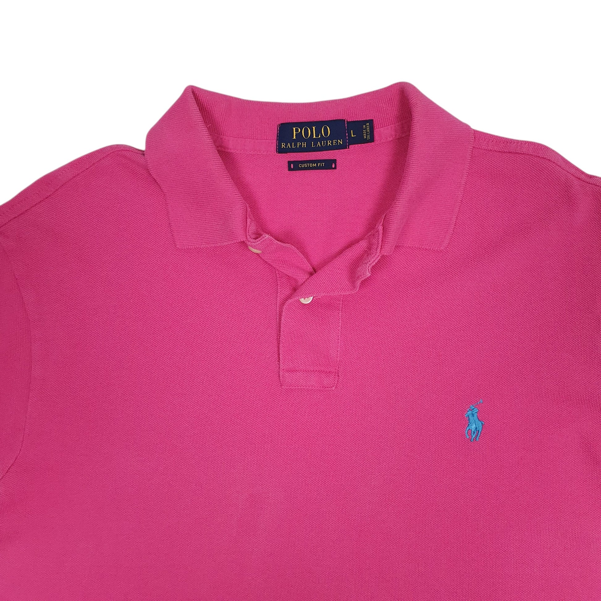 Mens Pink Polo Ralph Lauren   Polo Shirt