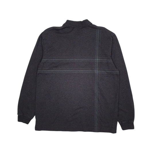 Mens Grey Nautica  V Neck Polo Shirt