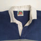 Mens Navy Barbarian Rugby Hoodie Polo Shirt