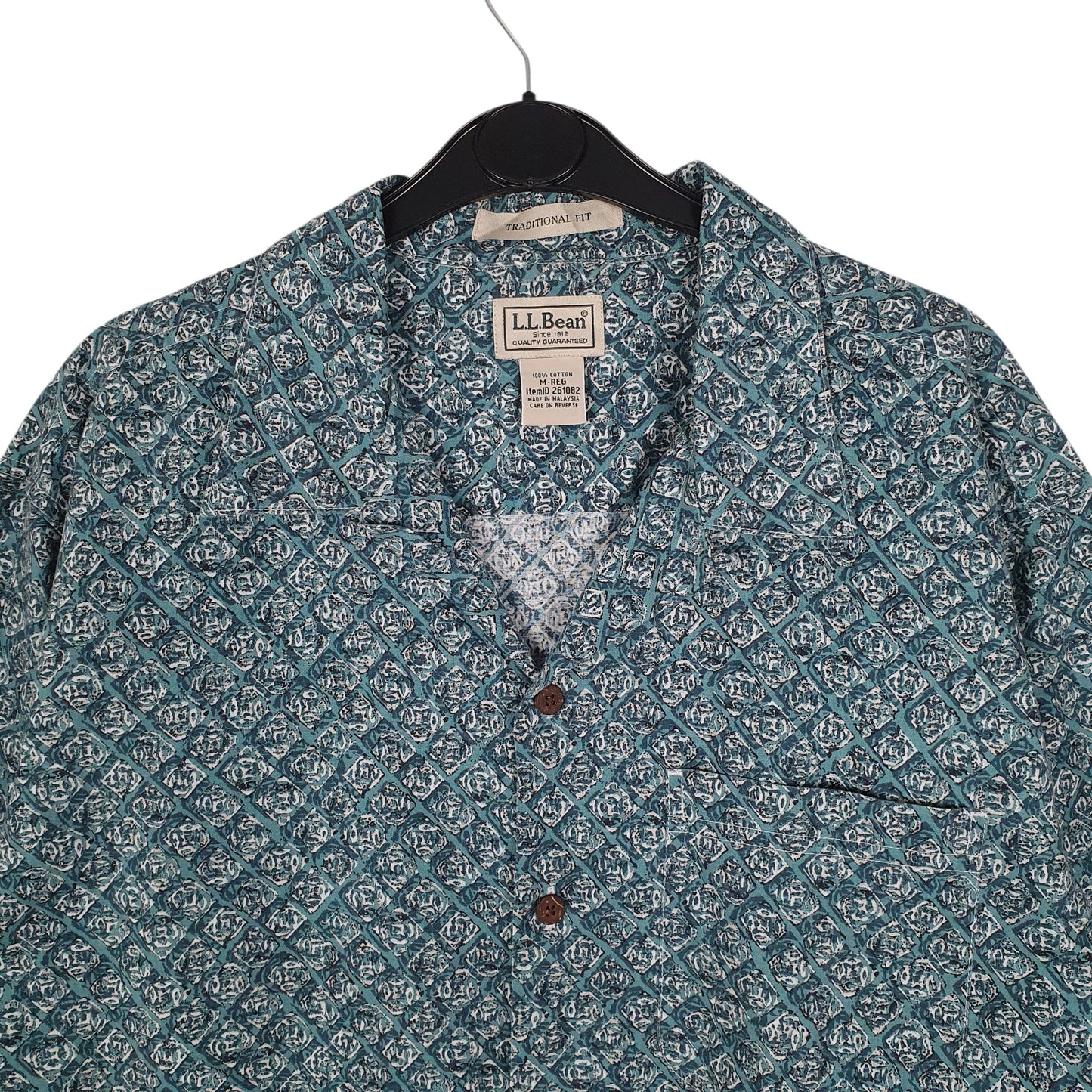 Mens Blue L.L.Bean   Shirt