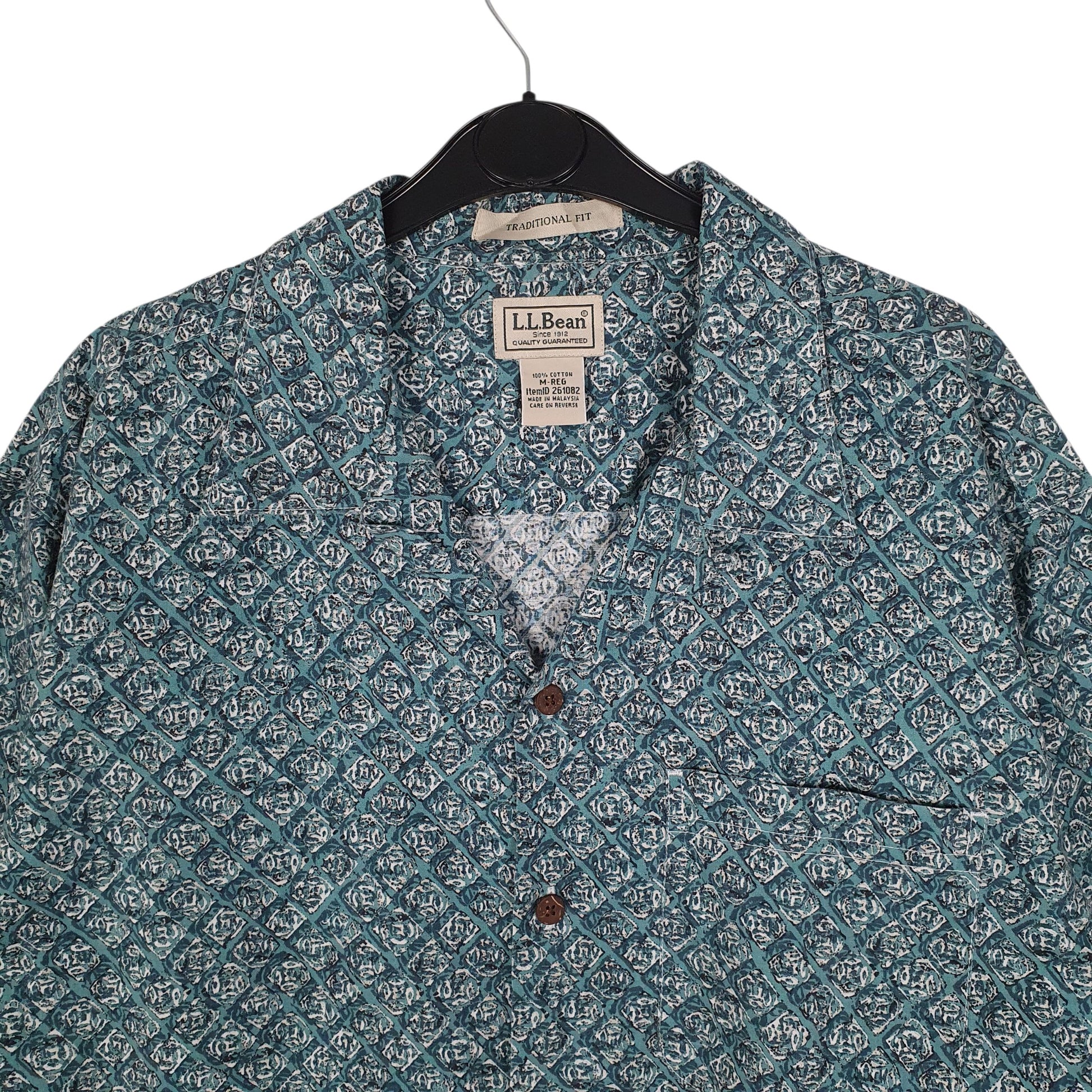 Mens Blue L.L.Bean   Shirt