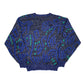Mens Blue Santana Vintage Crewneck Jumper