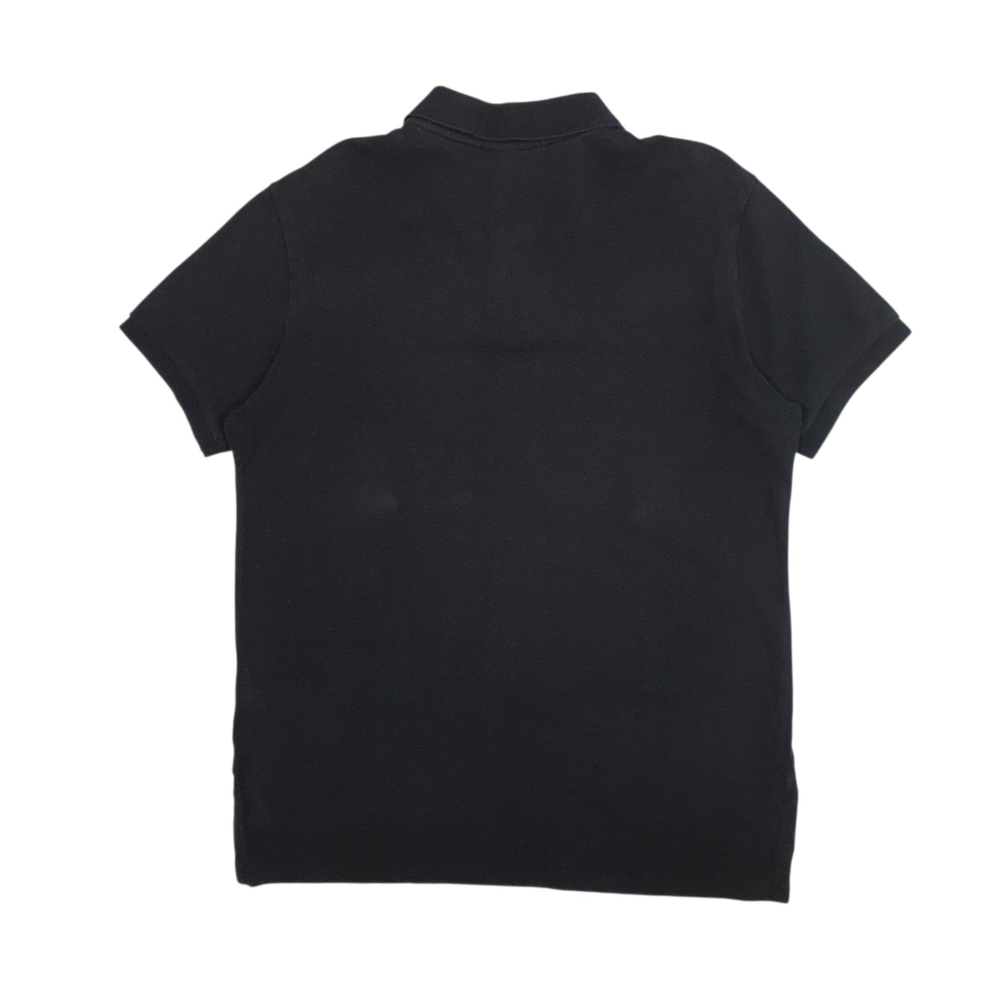 Mens Black Polo Ralph Lauren Custom Fit  Polo Shirt