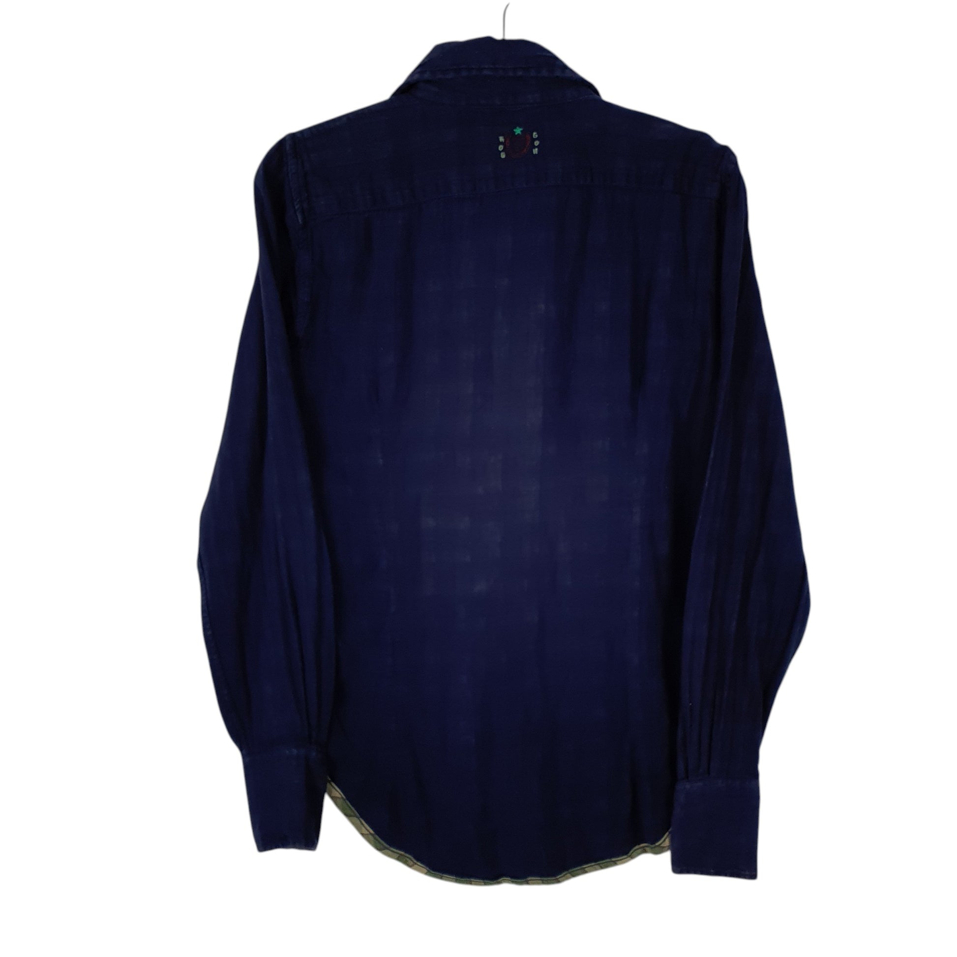 Mens Navy Diesel Chamois  Shirt