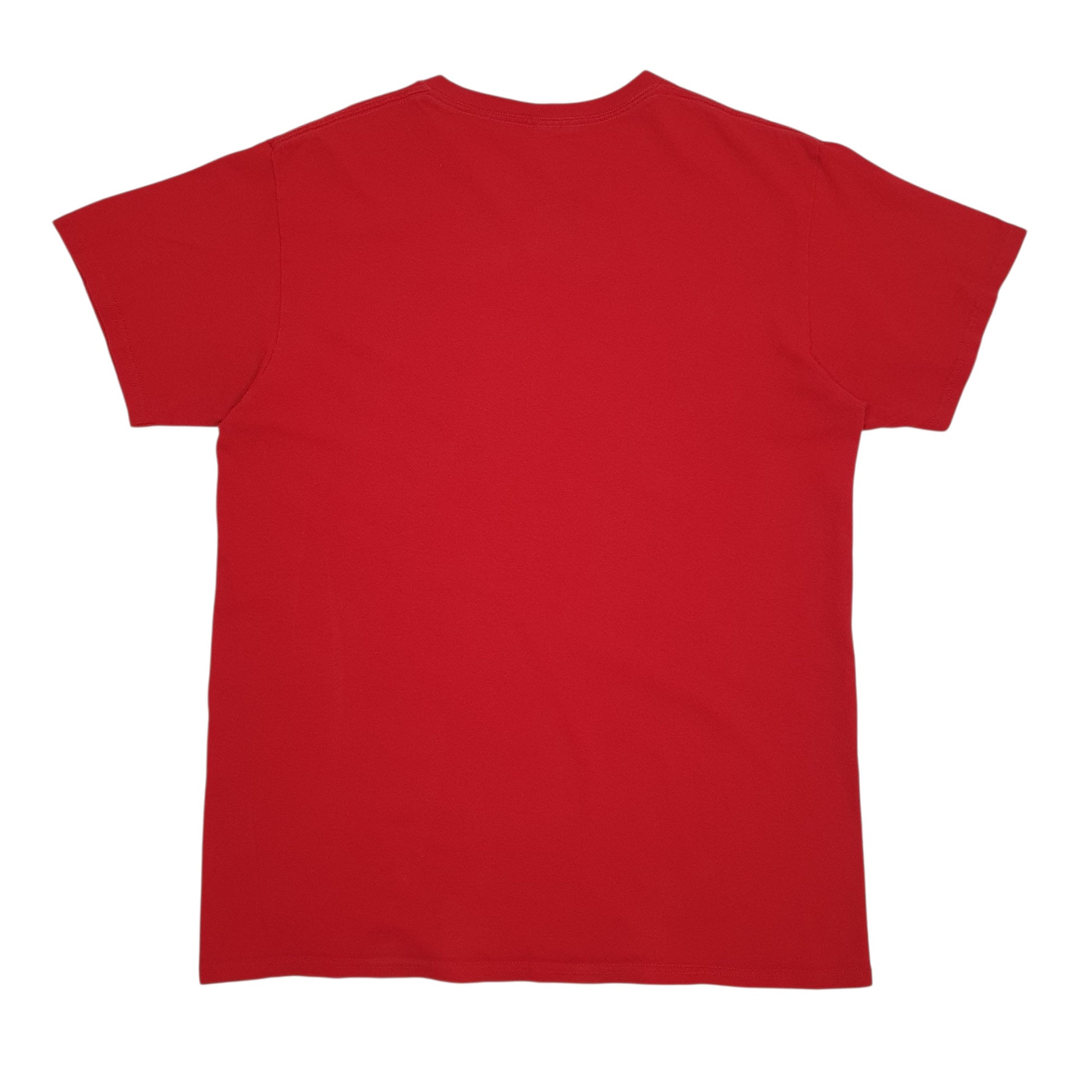 Mens Red Delta University of Wisconsin Crewneck T Shirt