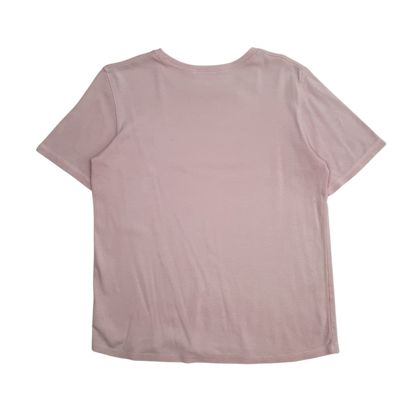 Womens Pink M&S  Turtle Neck T Shirt