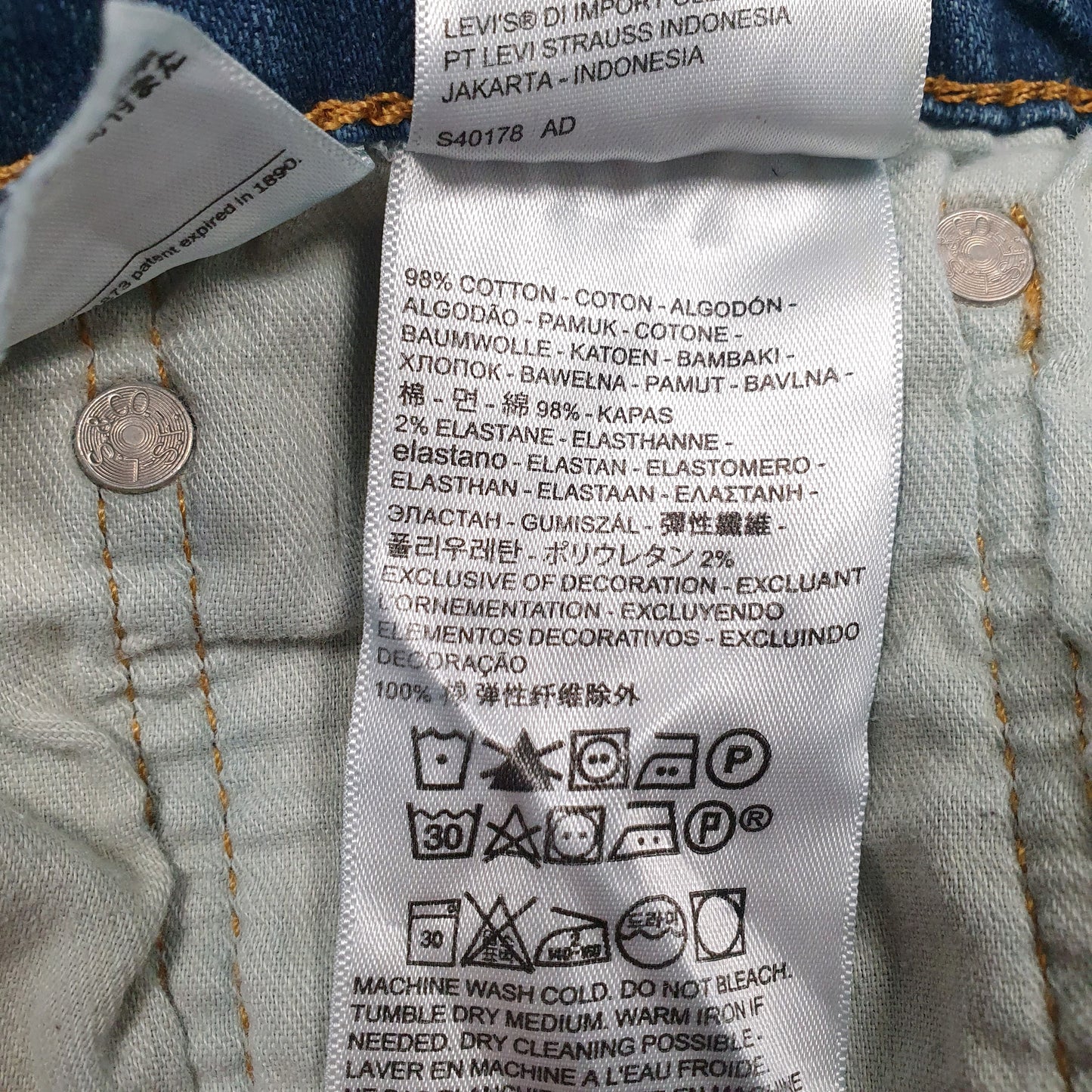 Mens Blue Levis   Jeans