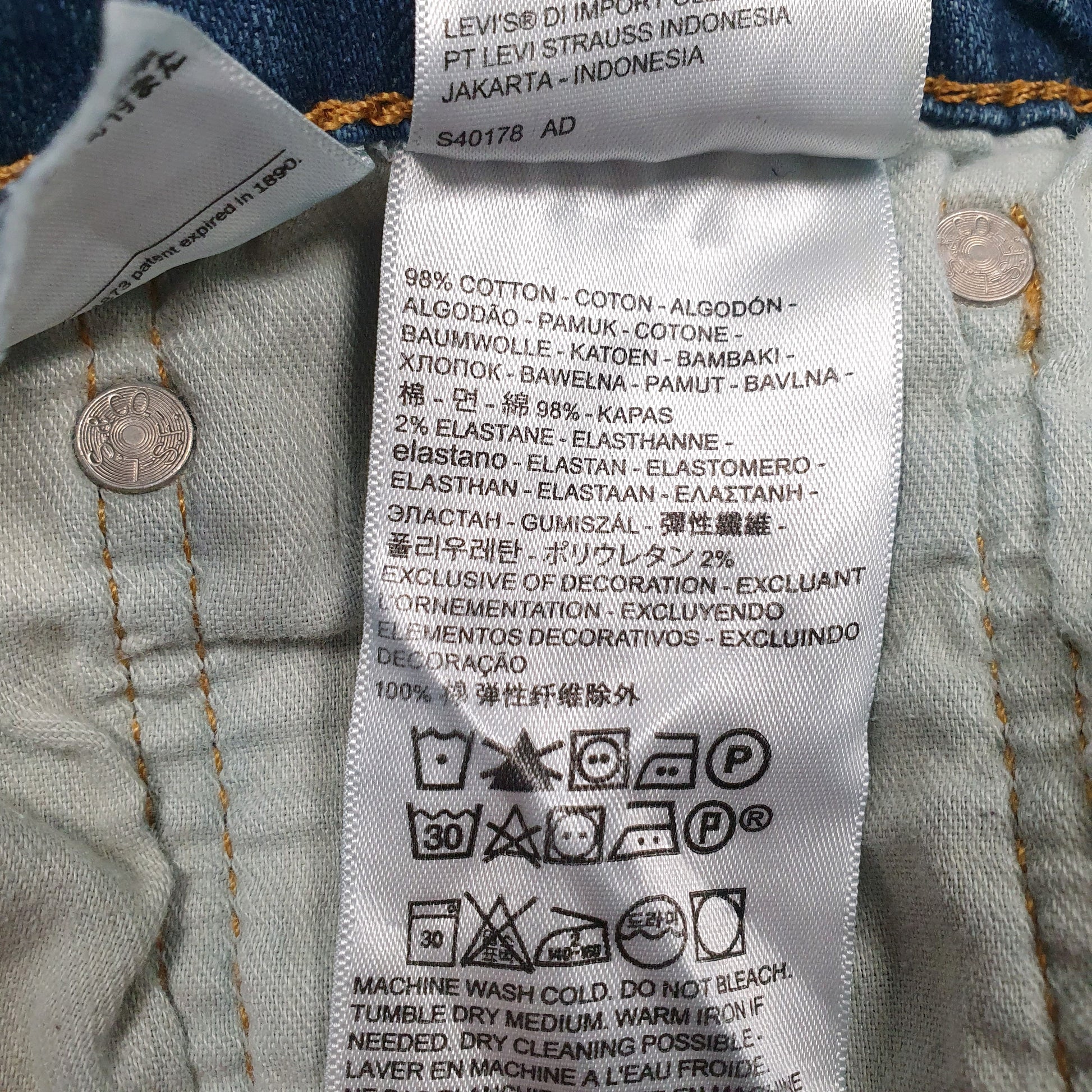 Mens Blue Levis   Jeans