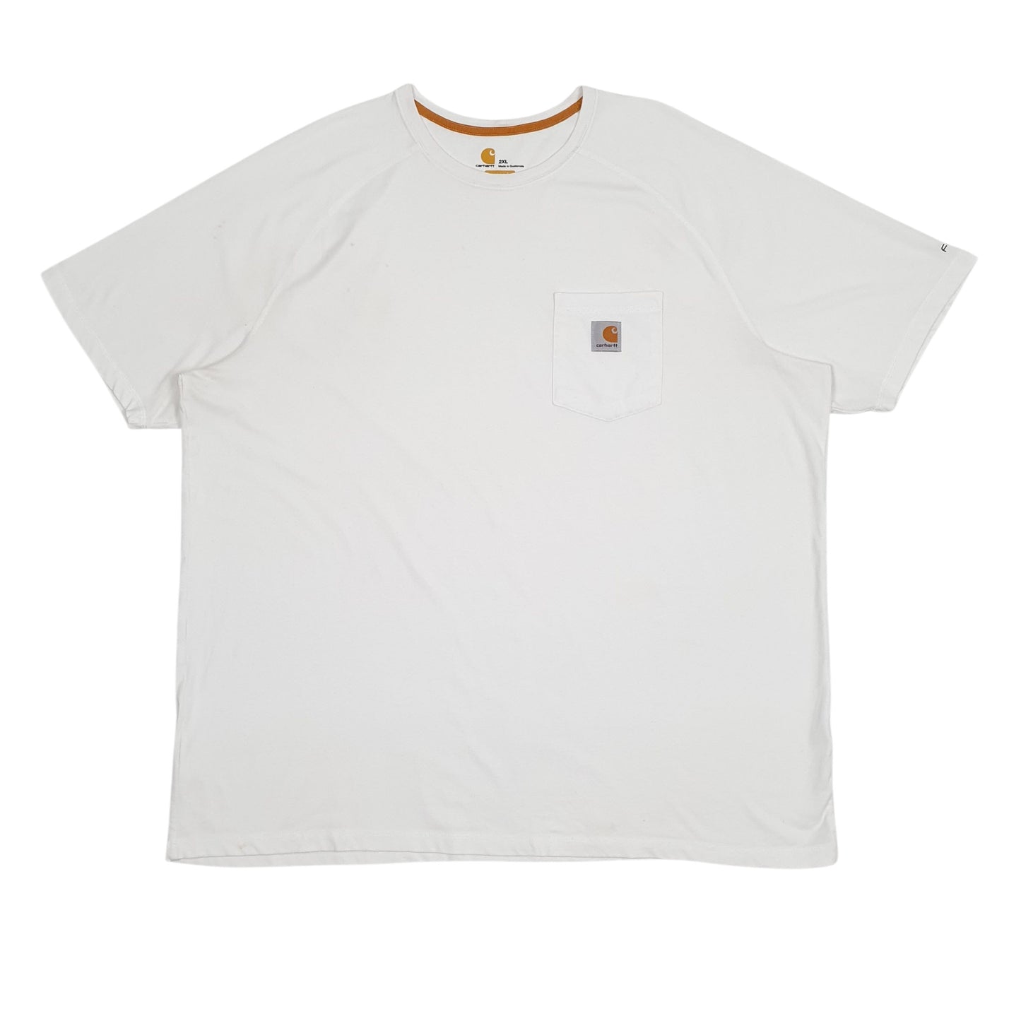 Mens White Carhartt  Short Sleeve T Shirt