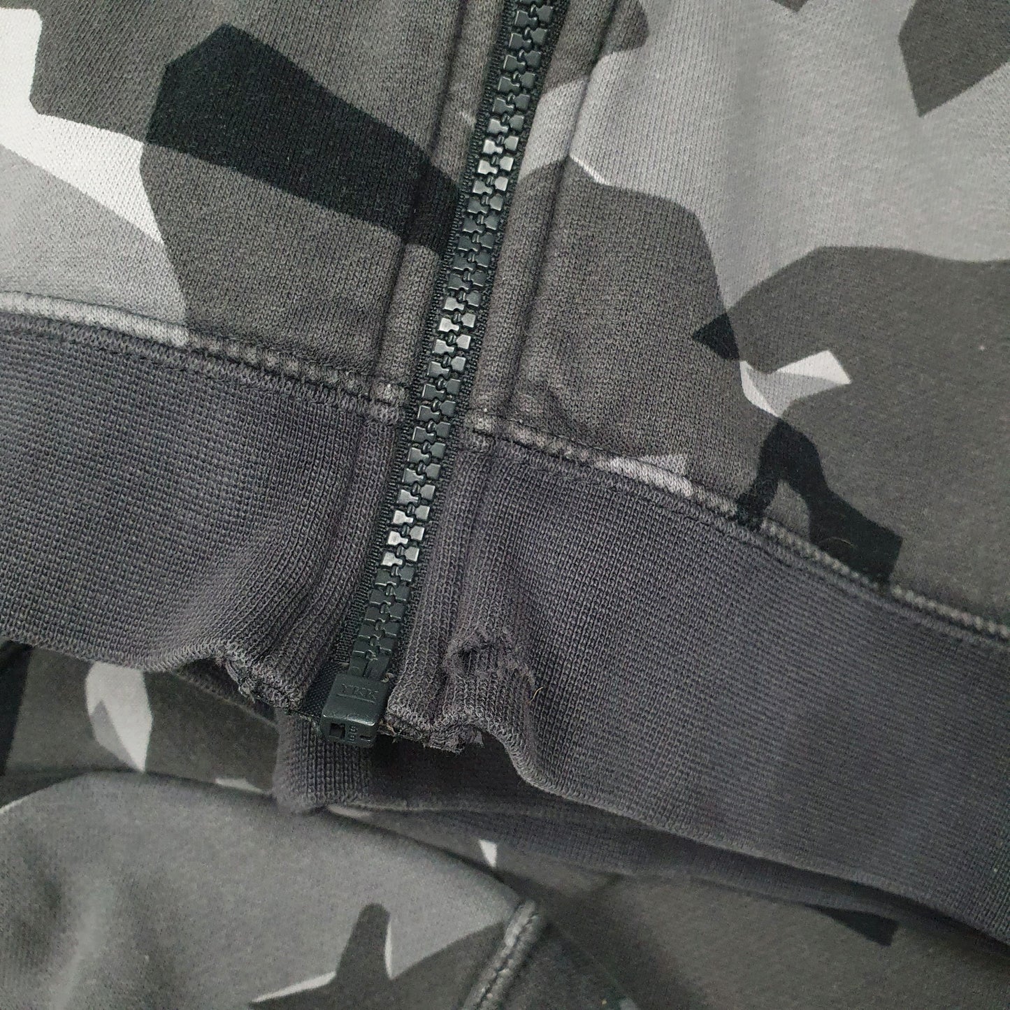 Mens Grey Nike Hoodie Full Zip Jumper