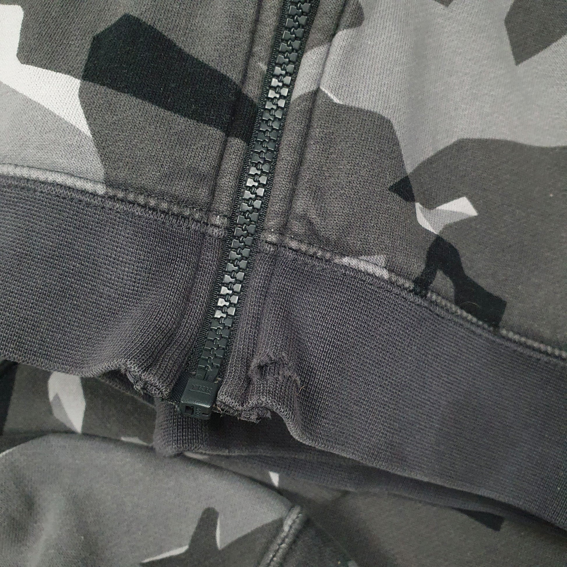 Mens Grey Nike Hoodie Full Zip Jumper