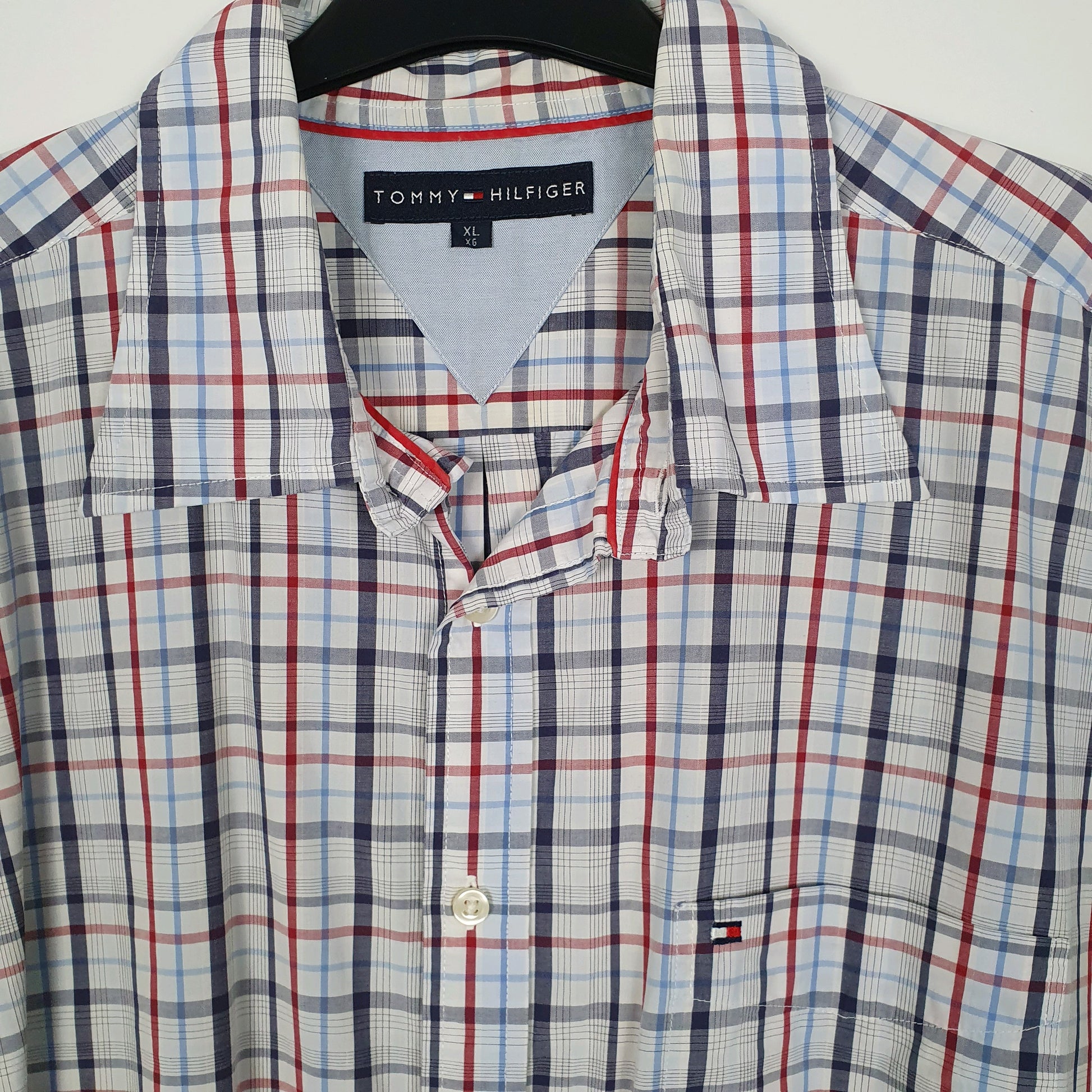 Mens Red Tommy Hilfiger   Shirt