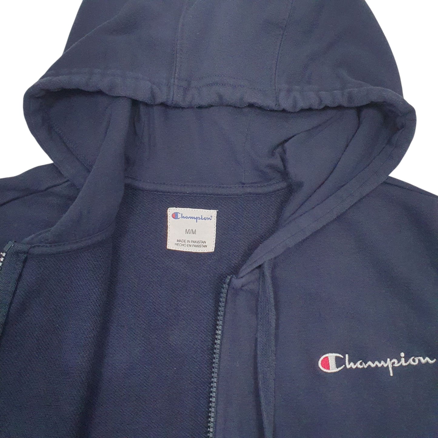 Mens Navy Champion  Full Zip Jumper