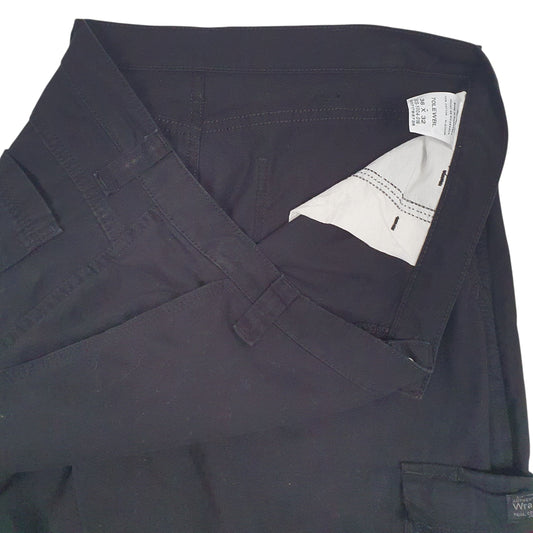 Mens Black Wrangler   Trousers