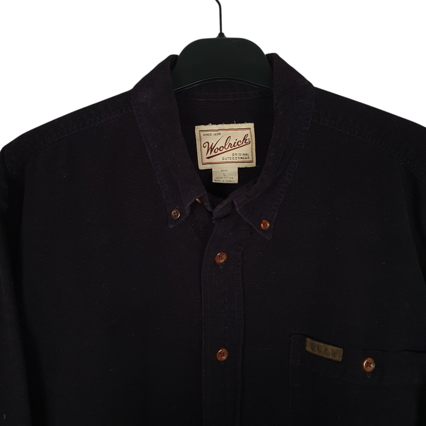 Mens Purple Woolrich Corduroy  Shirt