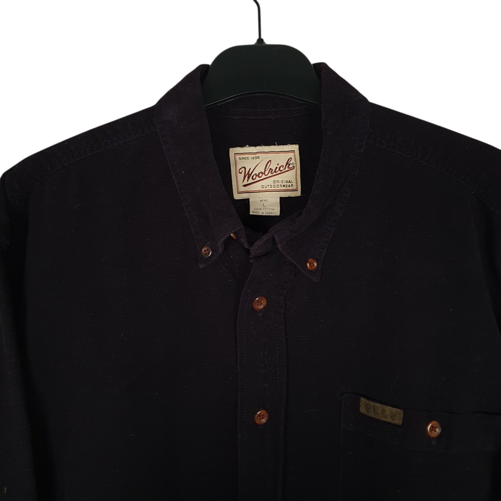 Mens Purple Woolrich Corduroy  Shirt