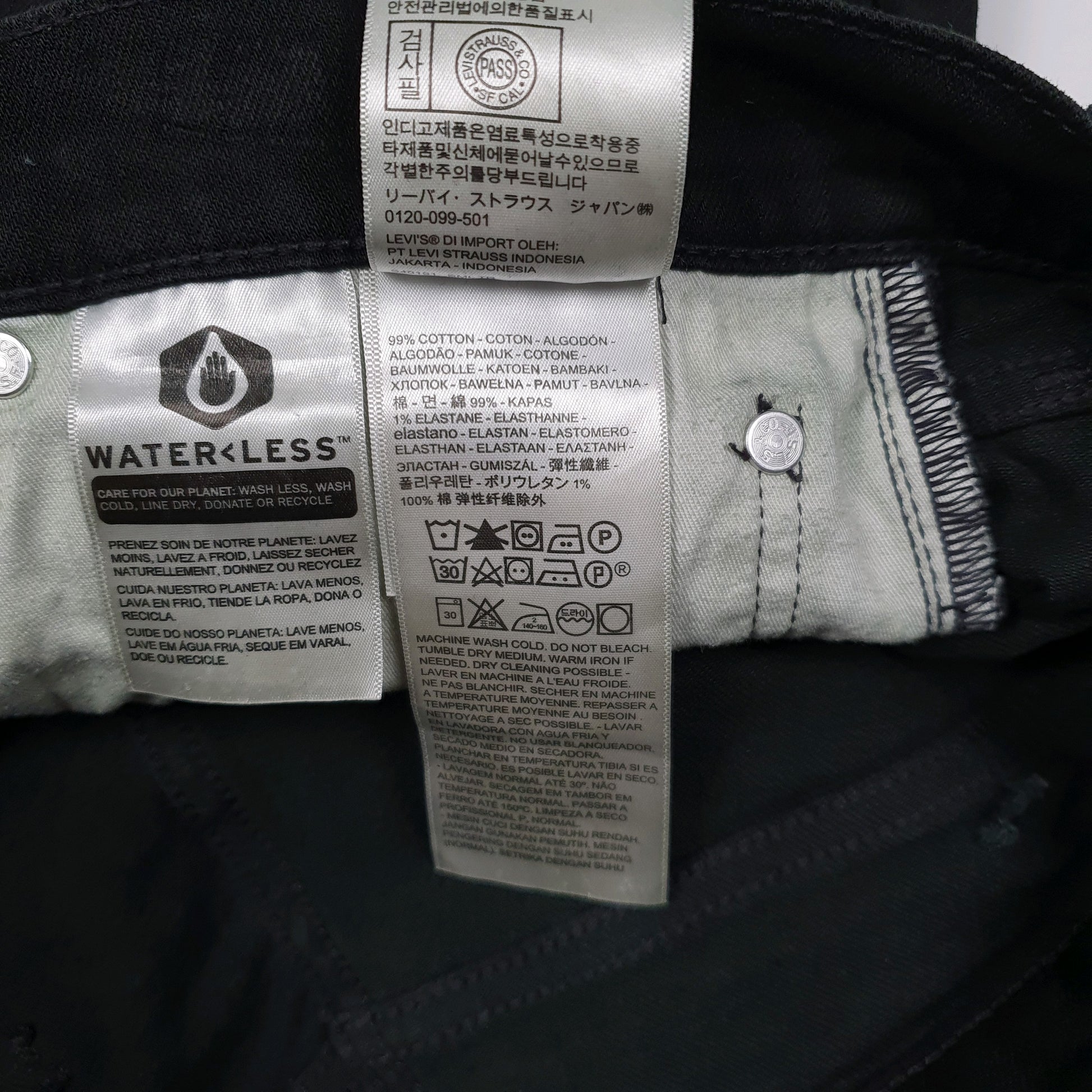 Mens Black Levis   Jeans