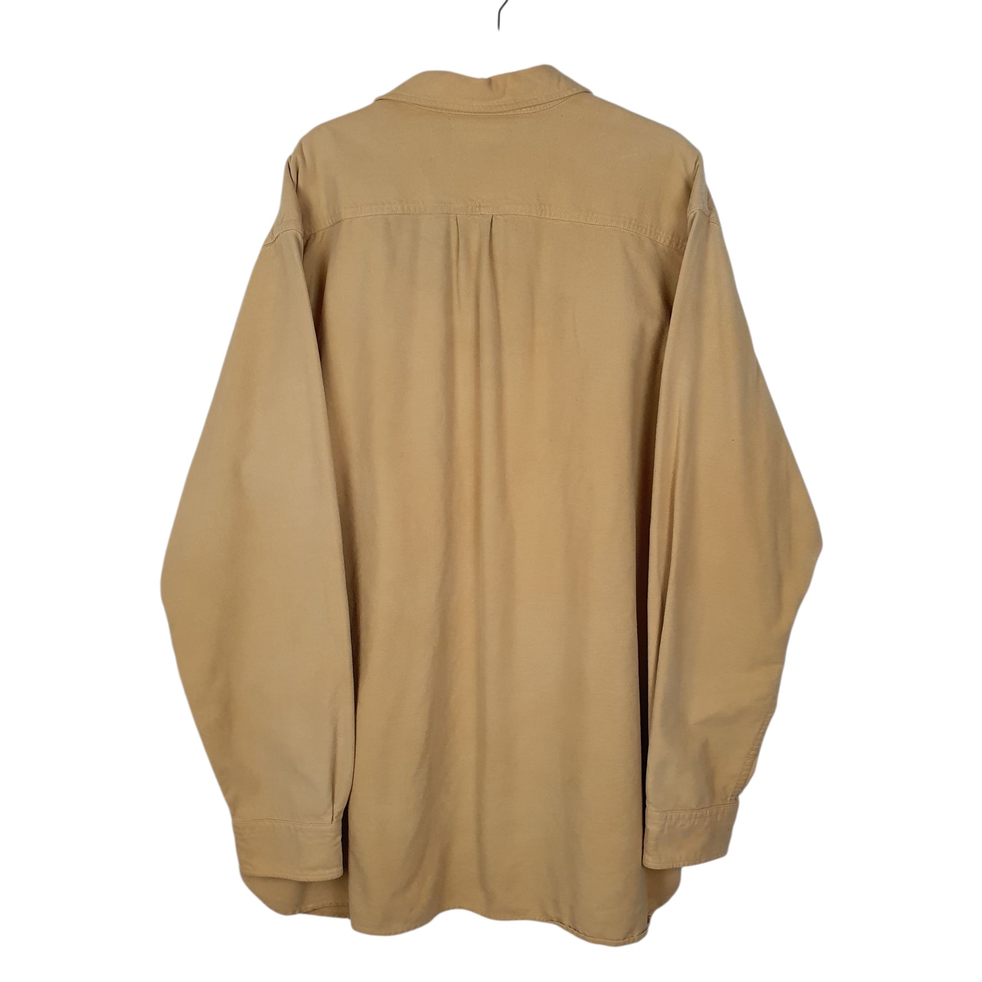 Mens Yellow L.L.Bean Chamois  Shirt