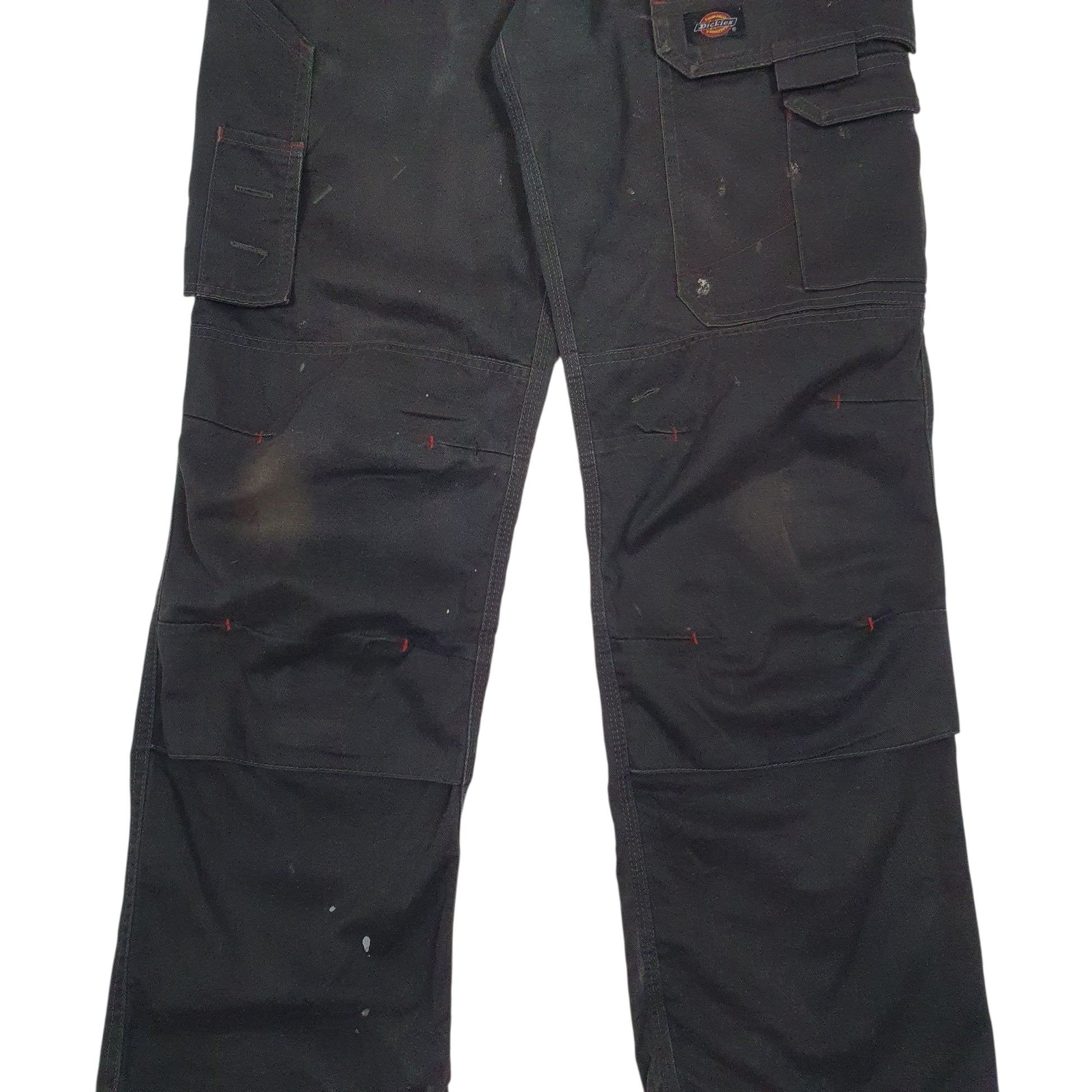 Mens Black Dickies Workwear  Trousers