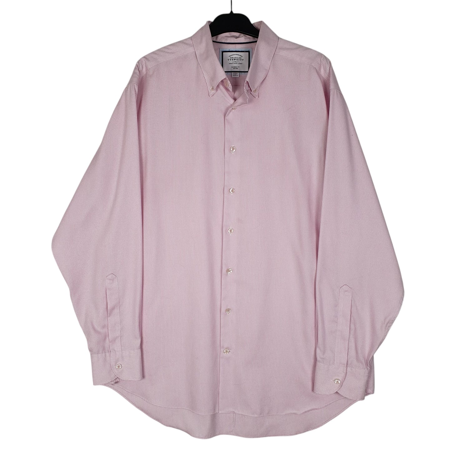Mens Pink Cooke Street  Long Sleeve Shirt