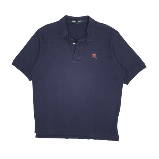 Mens Navy Polo Ralph Lauren Golf Short Sleeve Polo Shirt