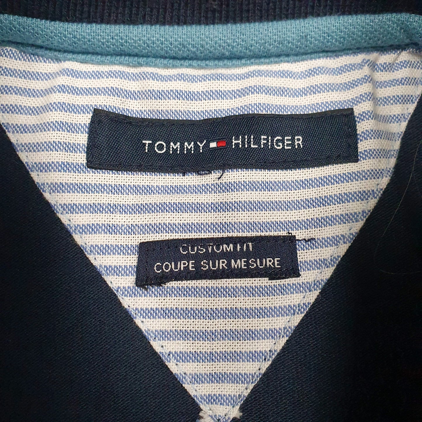 Mens Navy Tommy Hilfiger   Polo Shirt