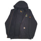 Mens Black Carhartt  Full Zip Jumper