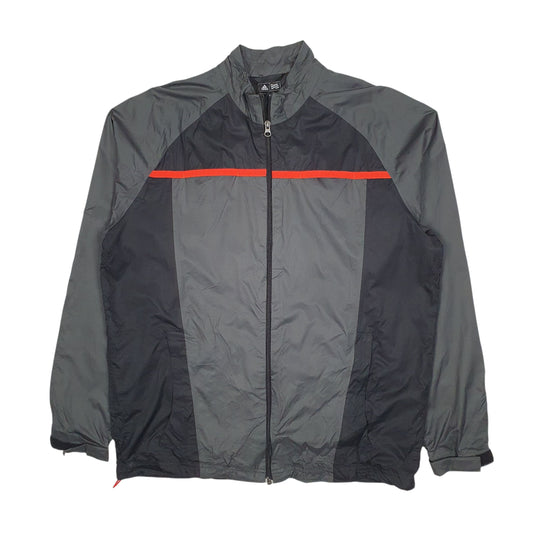Mens Grey Adidas Climaproof Full Zip Coat