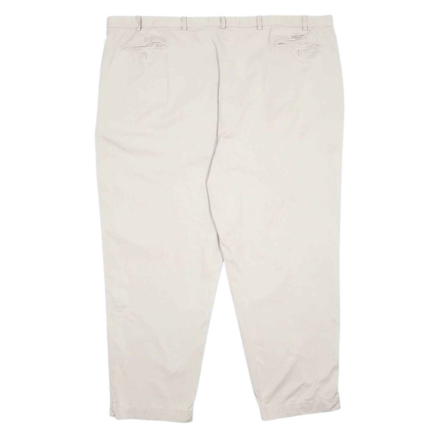 Mens Grey Polo Ralph Lauren Big Andrew Pant Pleated  Trousers