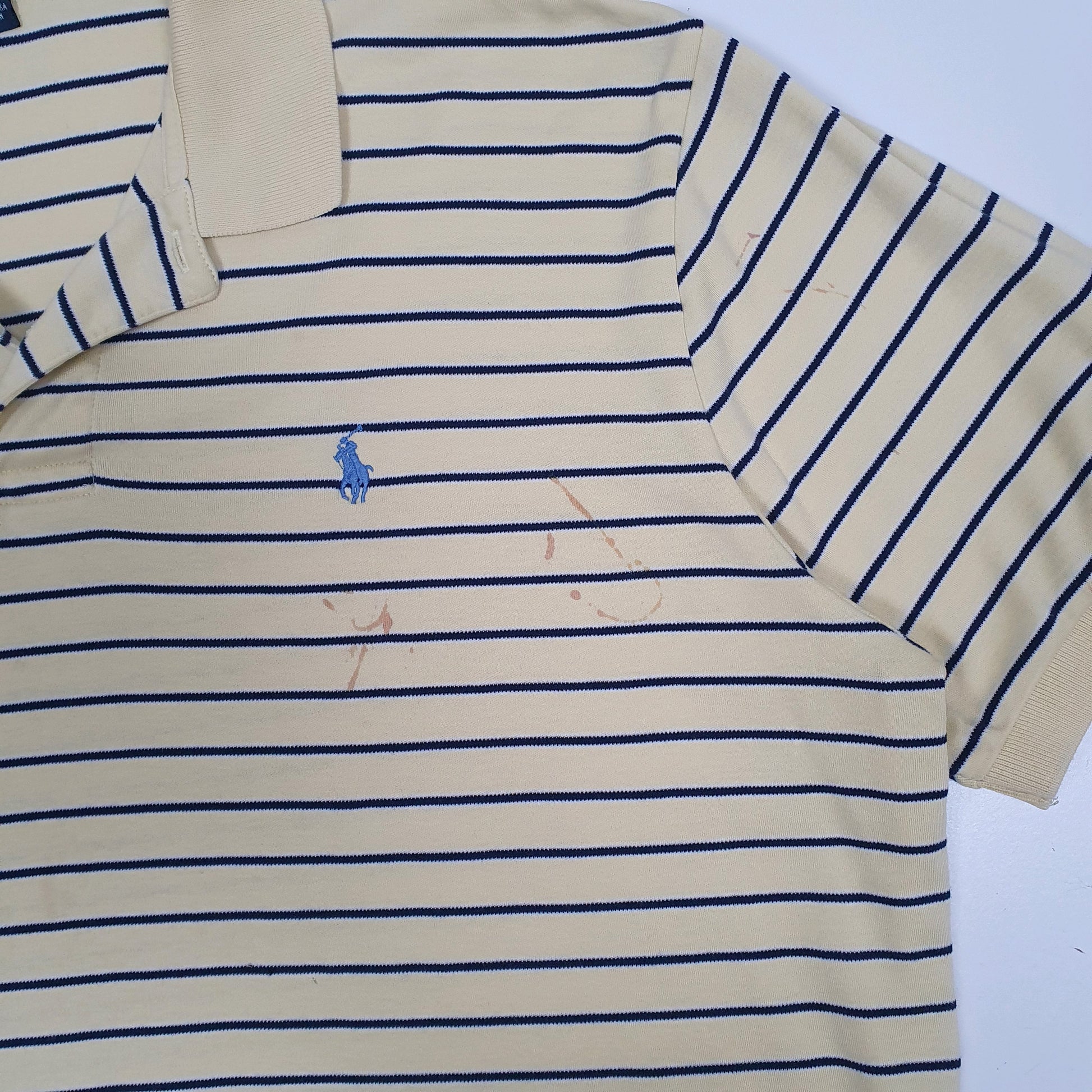 Mens Yellow Polo Ralph Lauren   Polo Shirt