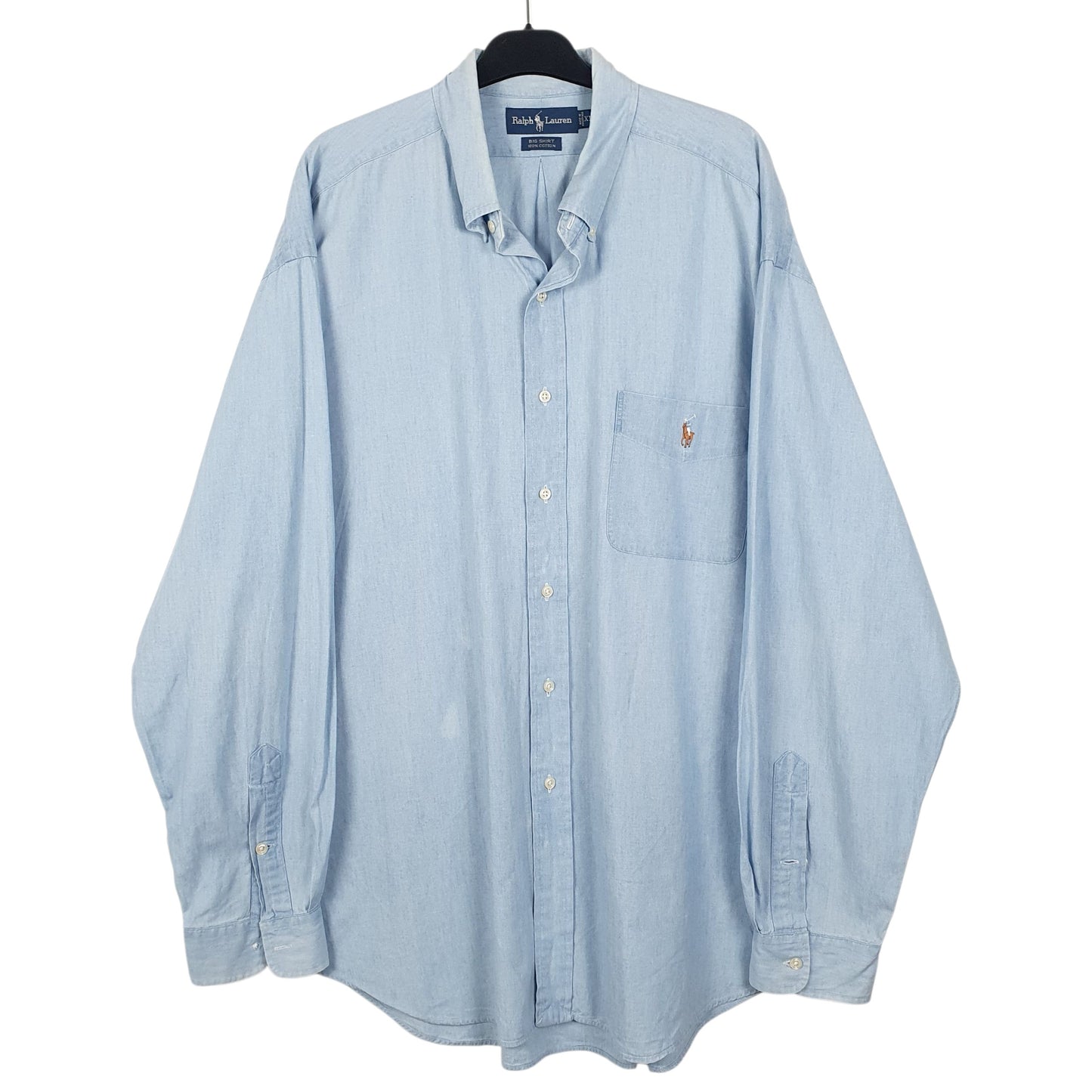 Mens Blue Ralph Lauren  Long Sleeve Shirt