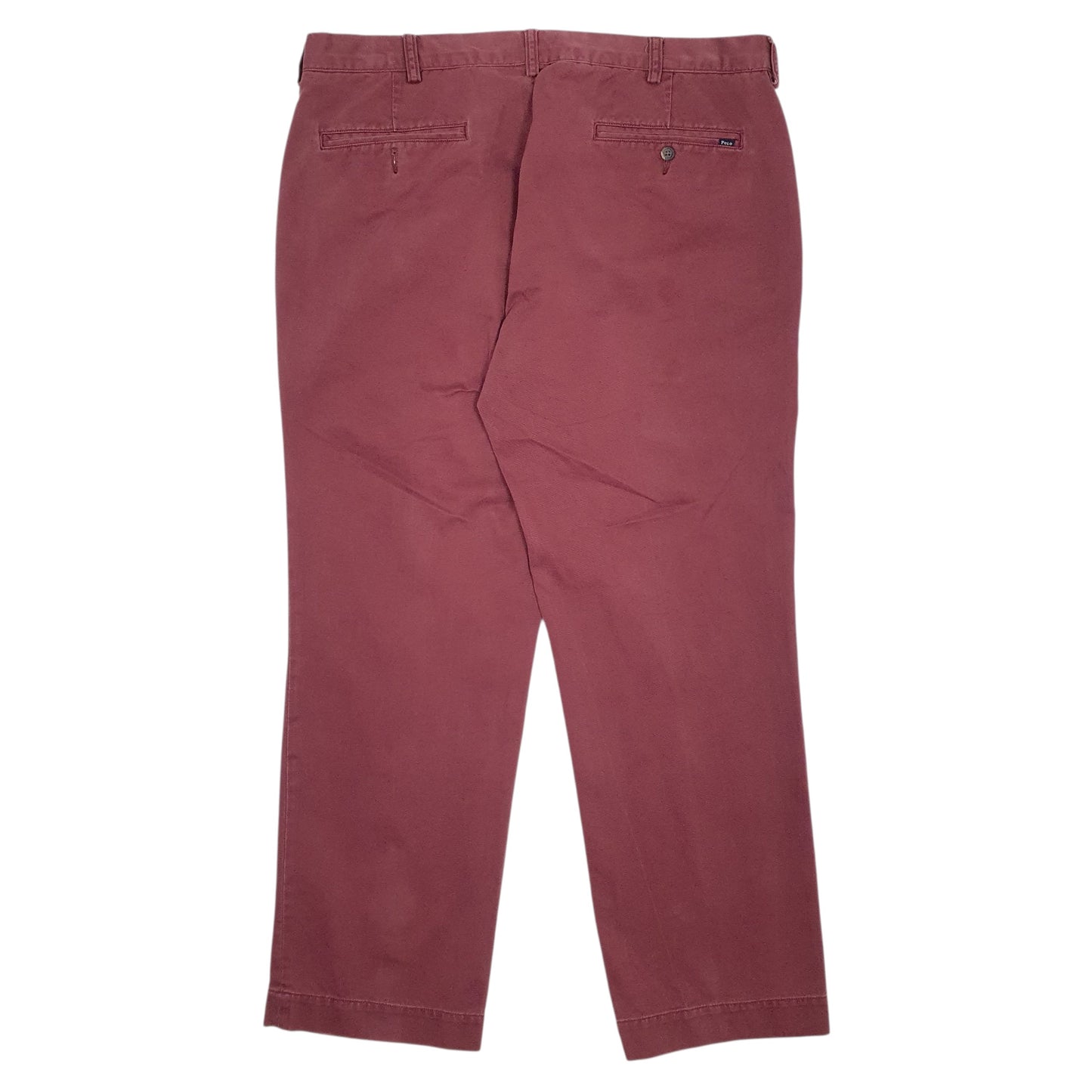 Mens Burgundy Polo Ralph Lauren Classic Fit  Trousers