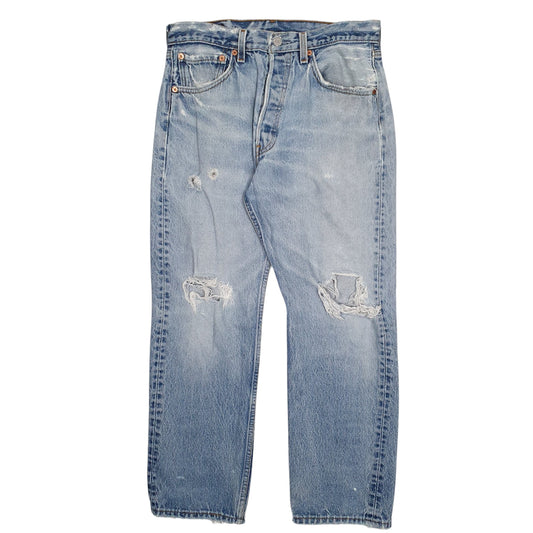 Mens Blue Levis Vintage 90s Made In USA 501 JeansW30 L28