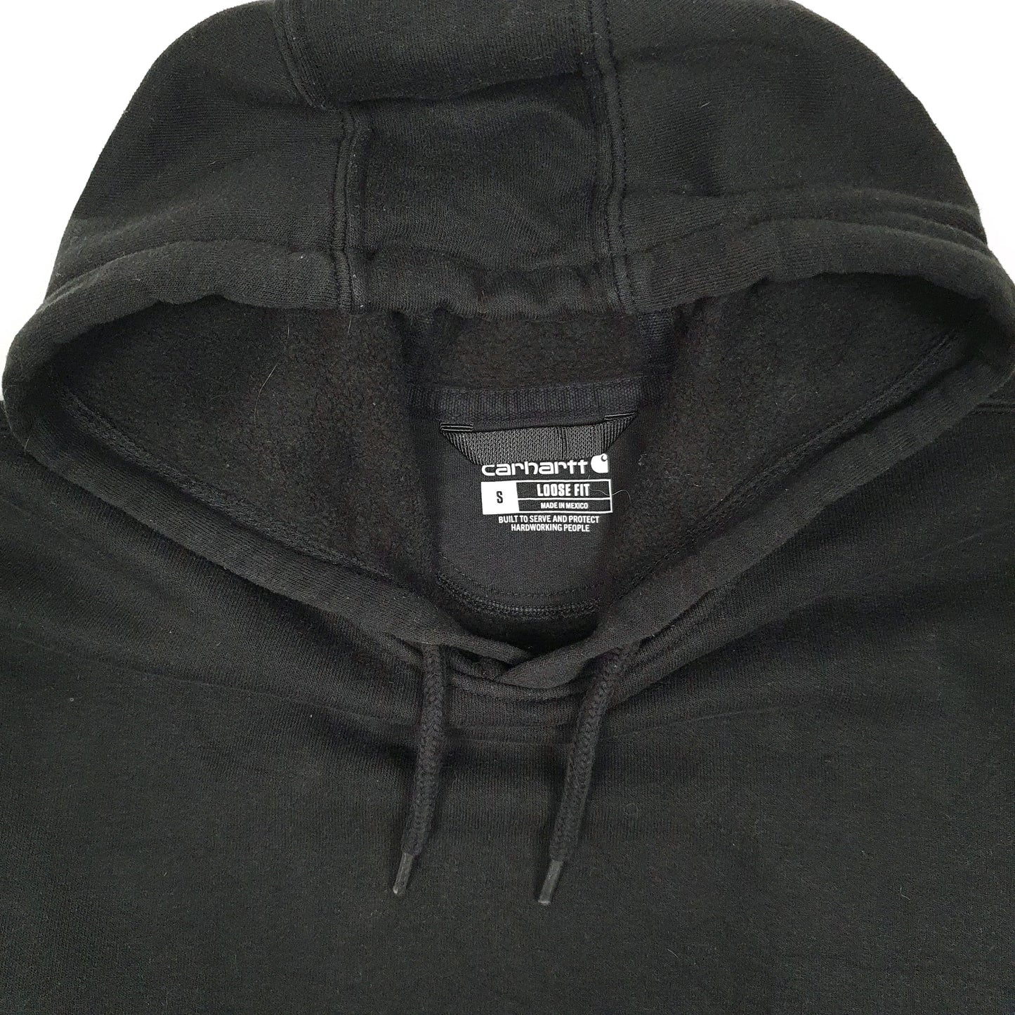 Mens Black Carhartt  Hoodie Jumper