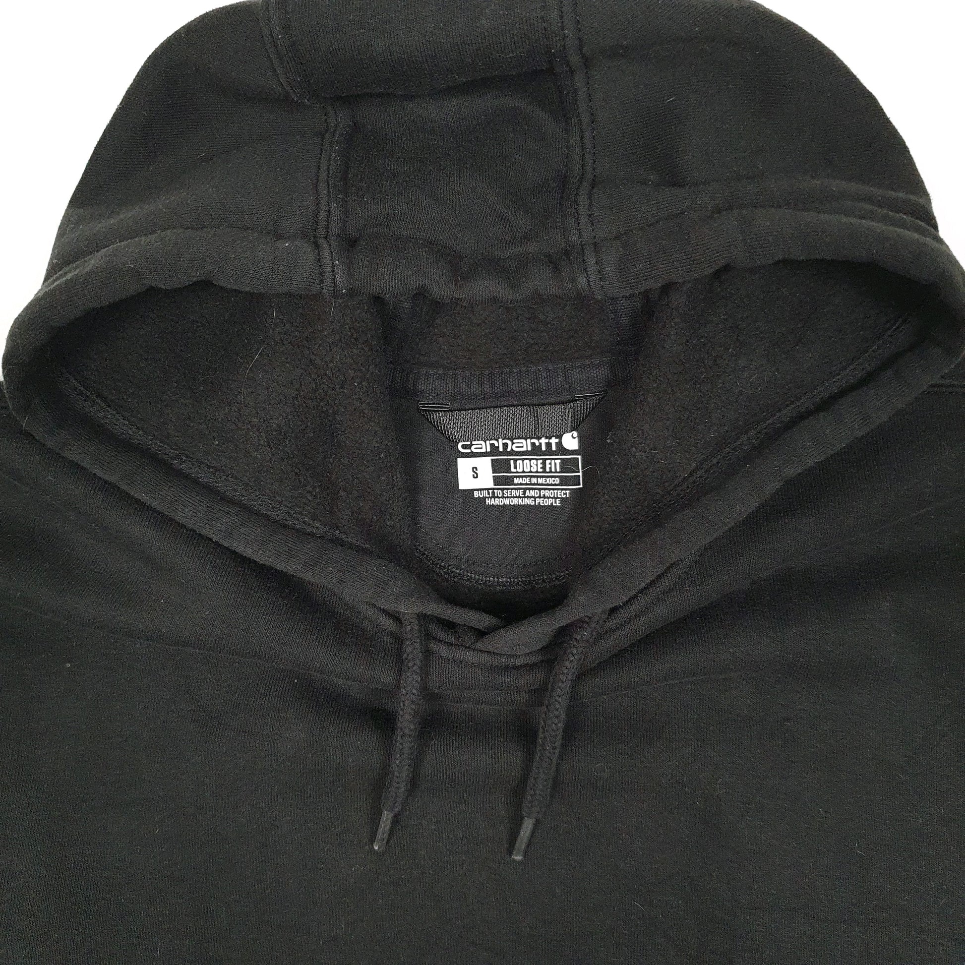 Mens Black Carhartt  Hoodie Jumper