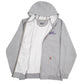 Mens Grey Carhartt  Full Zip Jumper
