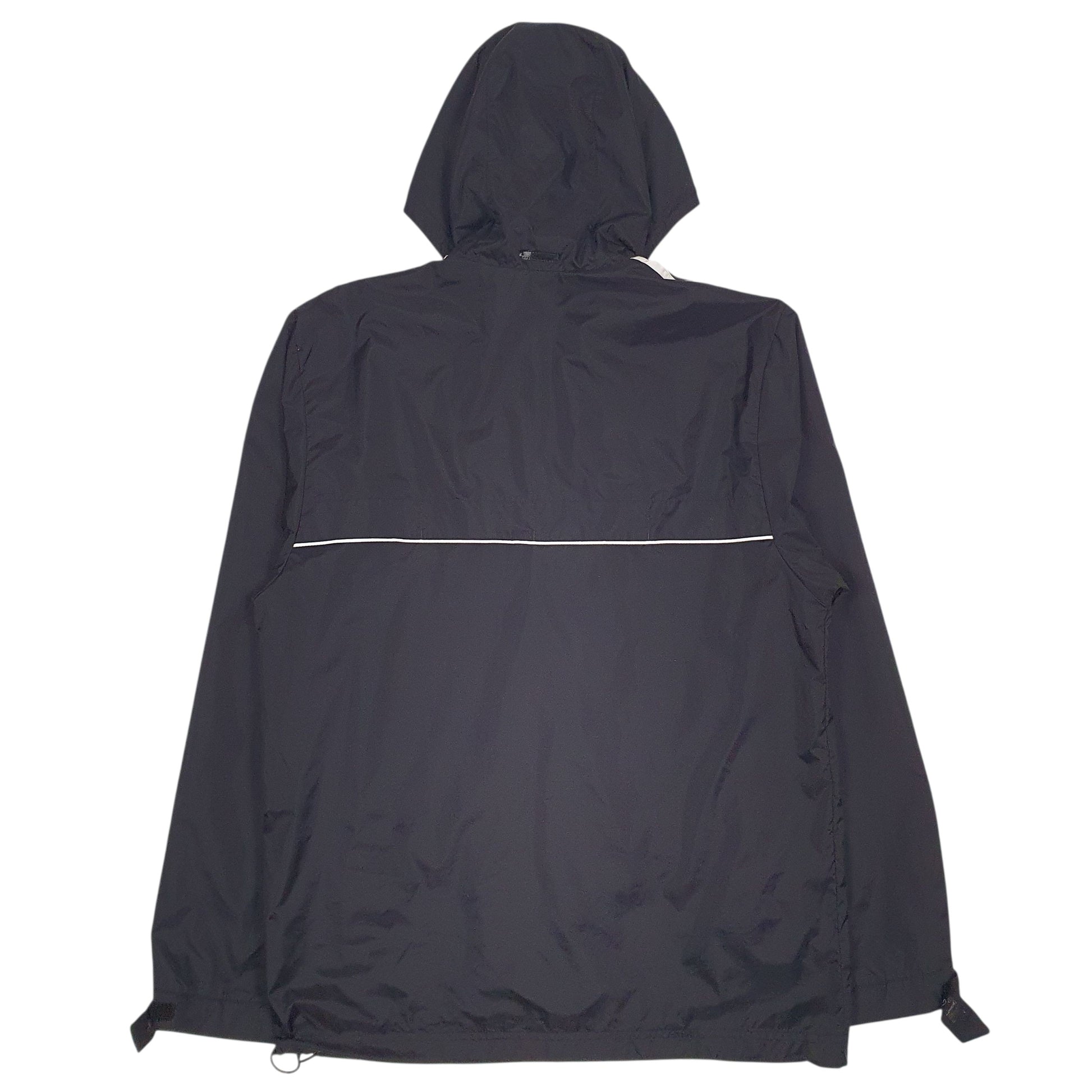 Mens Black Adidas  Crewneck Coat