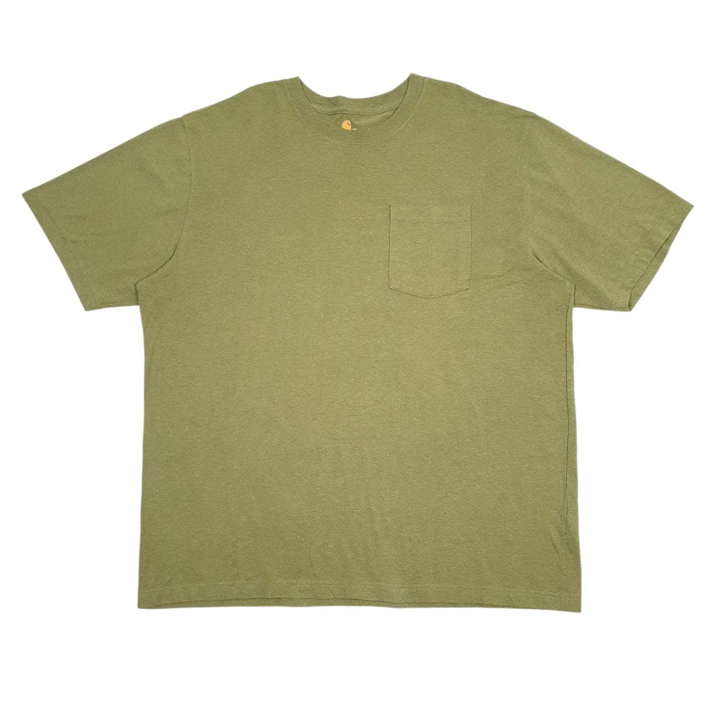 Mens Green Carhartt  Short Sleeve T Shirt