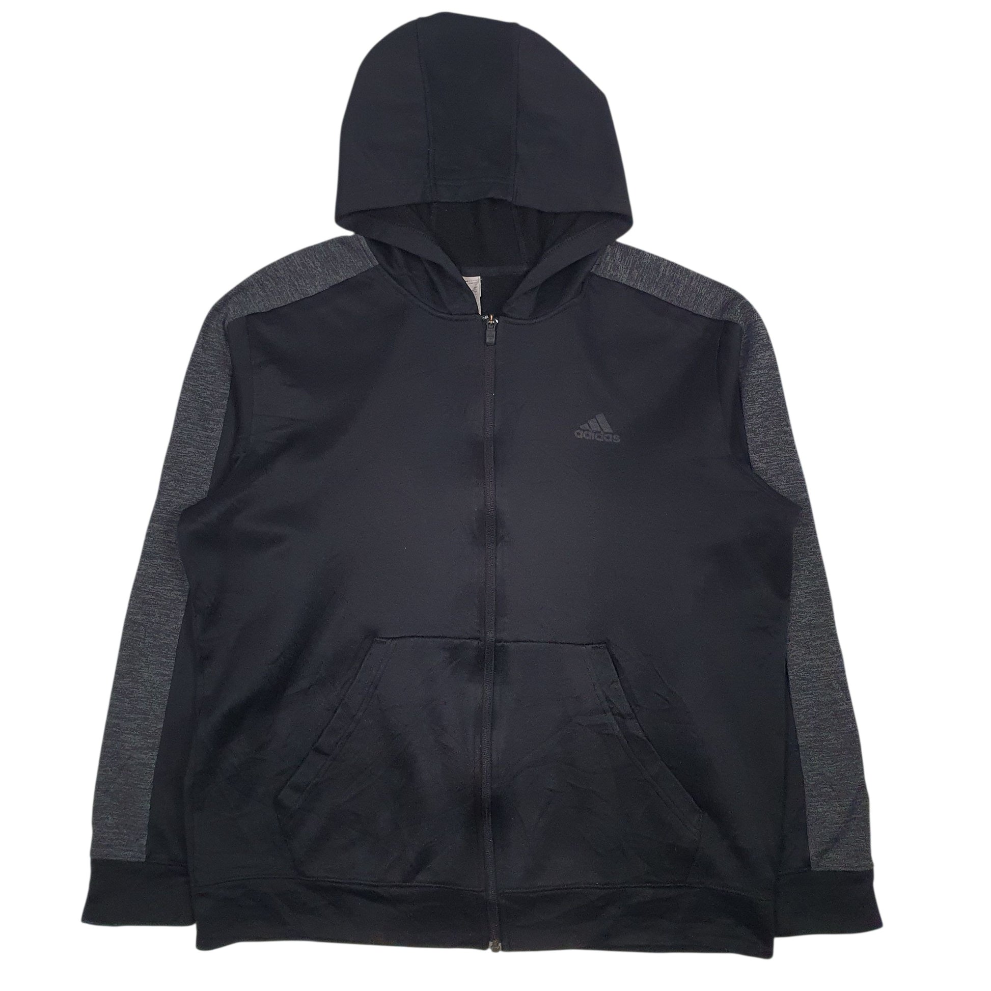 Mens Black Adidas Climawarm Full Zip Jumper