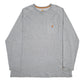 Mens Grey Carhartt  Long Sleeve T Shirt