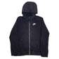 Womens Black Nike  Full Zip Jumper