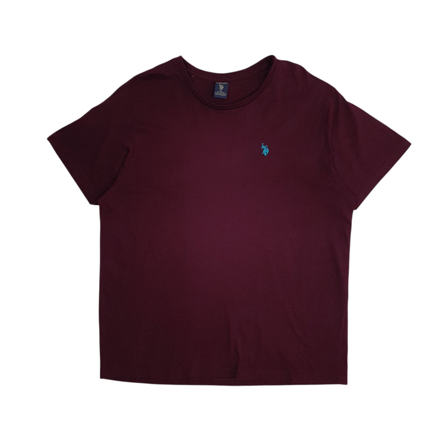 Mens Burgundy U.S Polo Assn.  Short Sleeve T Shirt
