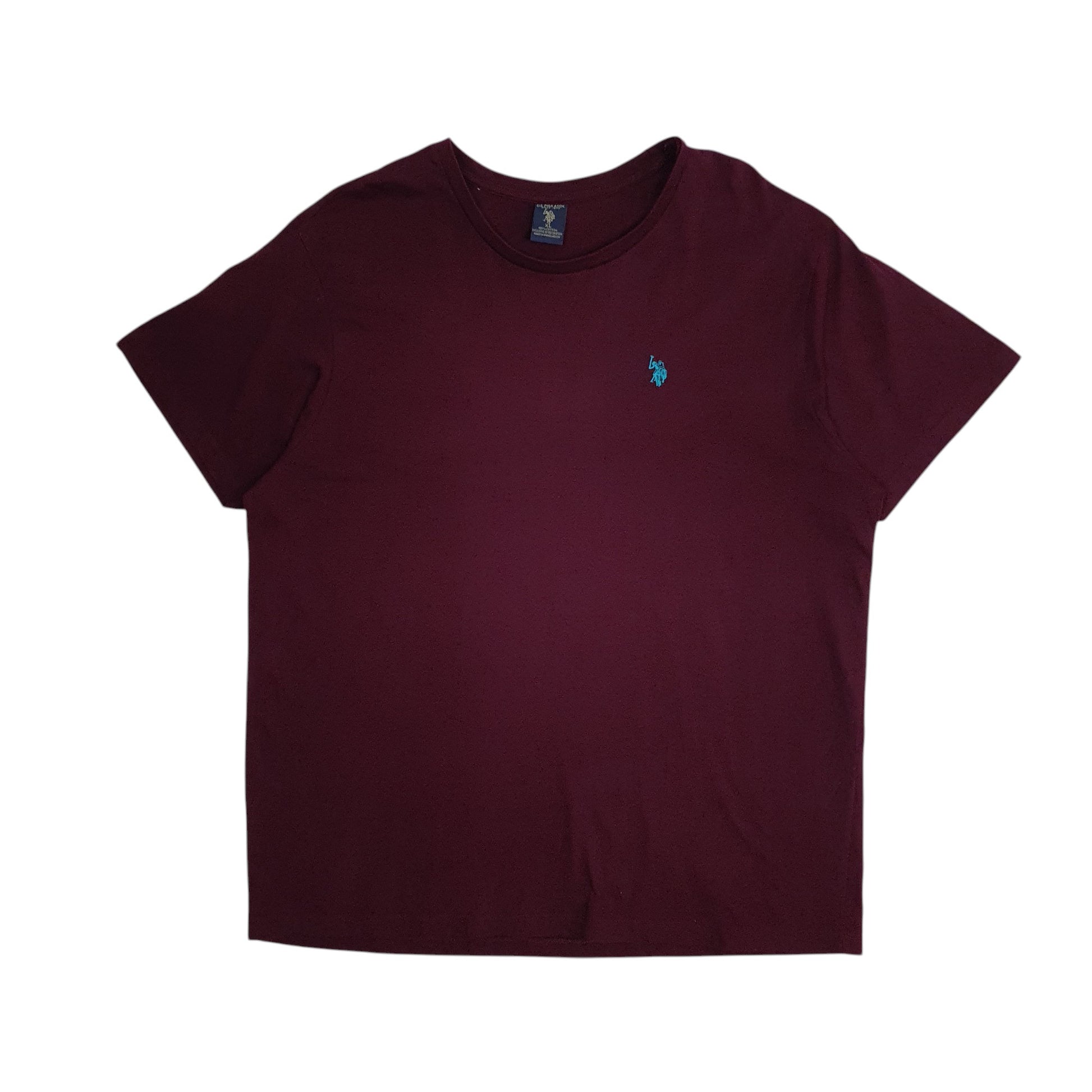 Mens Burgundy U.S Polo Assn.  Short Sleeve T Shirt